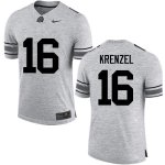 Men's Ohio State Buckeyes #16 Craig Krenzel Gray Nike NCAA College Football Jersey October GWV6644VQ